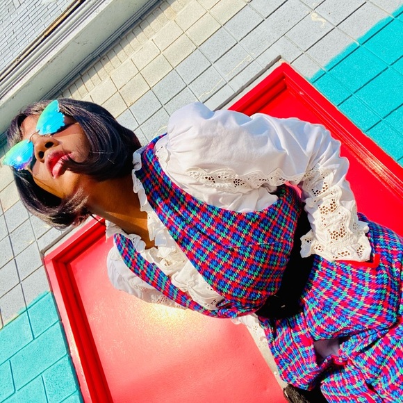 Houndstooth Jumper Dress - Picture 4 of 6